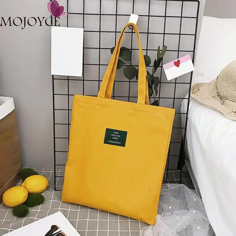 

Female Casual Big Patchwork Shoulder Handbags Women Canvas Top-handle Book Bags Girls Leisure Solid Color Large Totes
