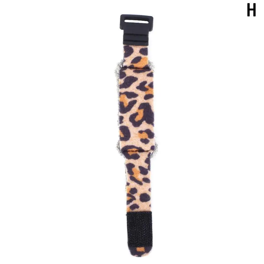 H Leopard Print Гитарные струны на ладу Mute Dampeners ремешок Muter обертывания для акустических классических гитар бас-струны для Укулеле инструменты - Цвет: H Leopard Print