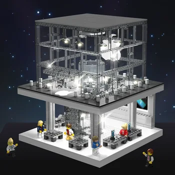 

In stock Creator Expert Ideas Apple Store Model with LED Light Street View Compatible with Education Building Blocks Kids Toys G