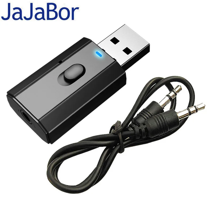 JaJaBor Bluetooth 5 0 автомобильный комплект беспроводной громкой связи USB приемник