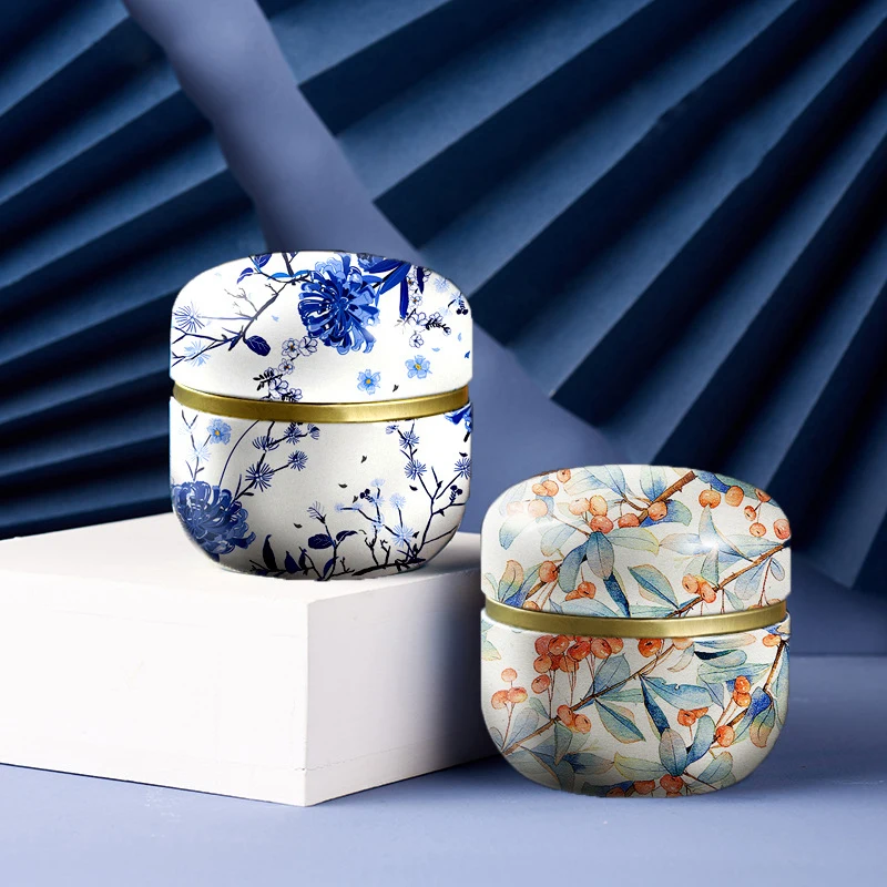 

Tea Containers Candle Cans Candy Snacks Small Round Cans Mini Portable Tin Cans Packaging