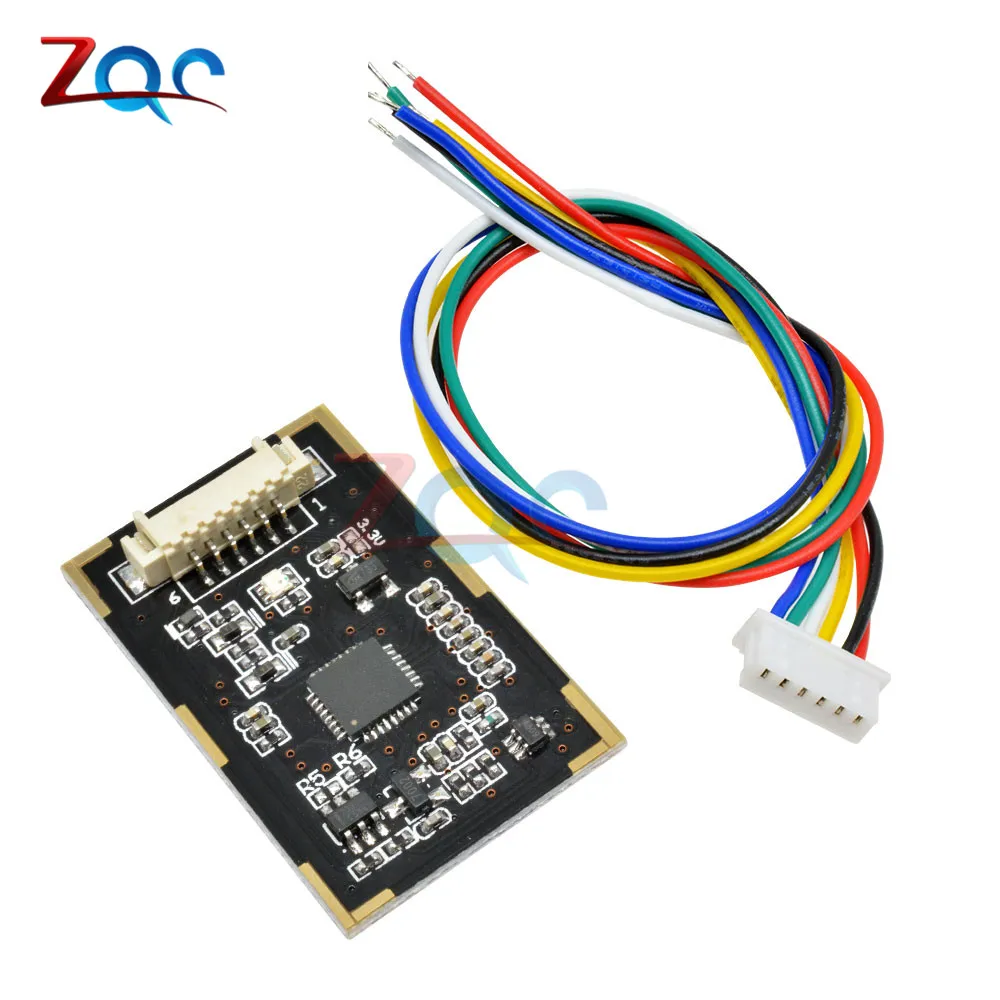 R300 UART интерфейс 200 Емкость пальца емкостный датчик отпечатков пальцев устройство распознавания контроля доступа модуль зондирования сканер
