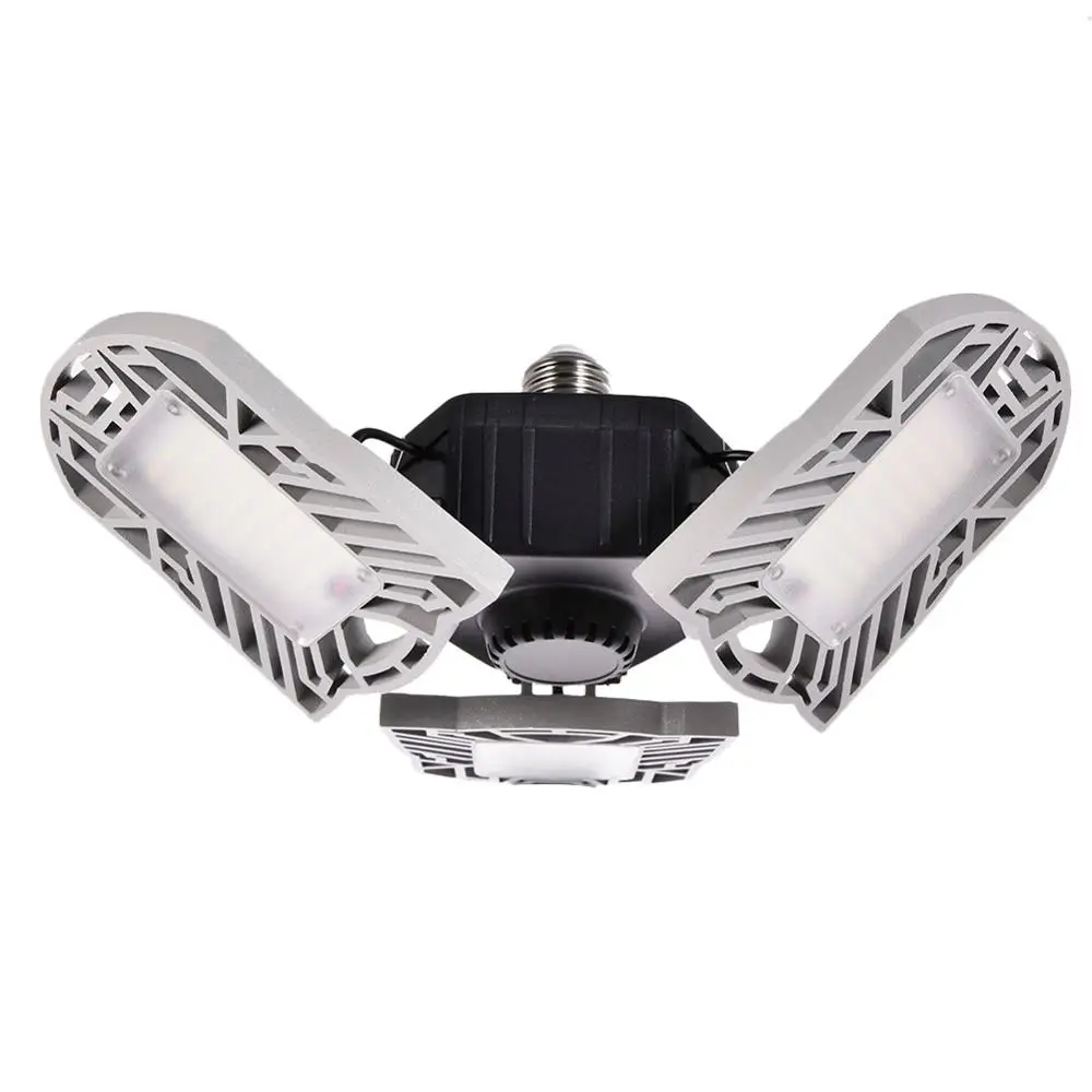 60w Silver warm Led Garage Lamp UFO Deform Industrial Lamp E27/E26 Led High Bay Light 60/80W Workshop Parking Warehouse Lamp 85-265v - Цвет: 60w Silver warm