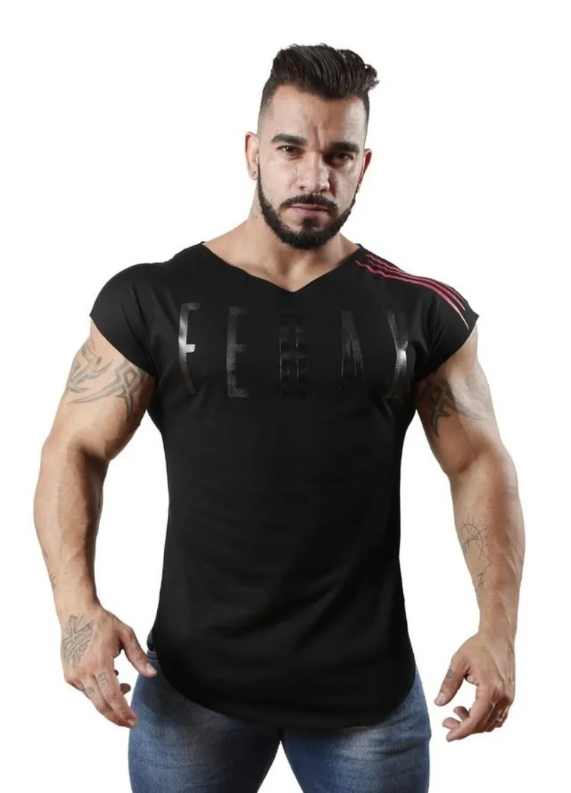 Muscle Dr. Brother, стиль, летняя, дышащая, впитывающая пот, чистый хлопок, удобная, с коротким рукавом, для спорта, фитнеса, Мужская футболка