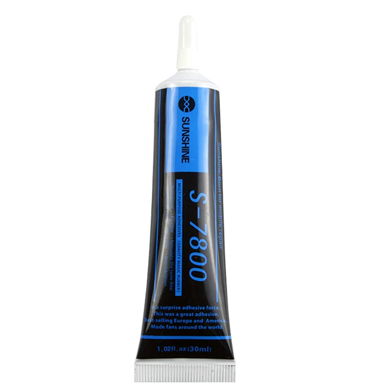 

S-7800 30ml Phone Repair Adhesive Black Soft Glue LCD Screen Sticky Adhesive Framed Crack Seal Glue For iphone Bonding Adhesive