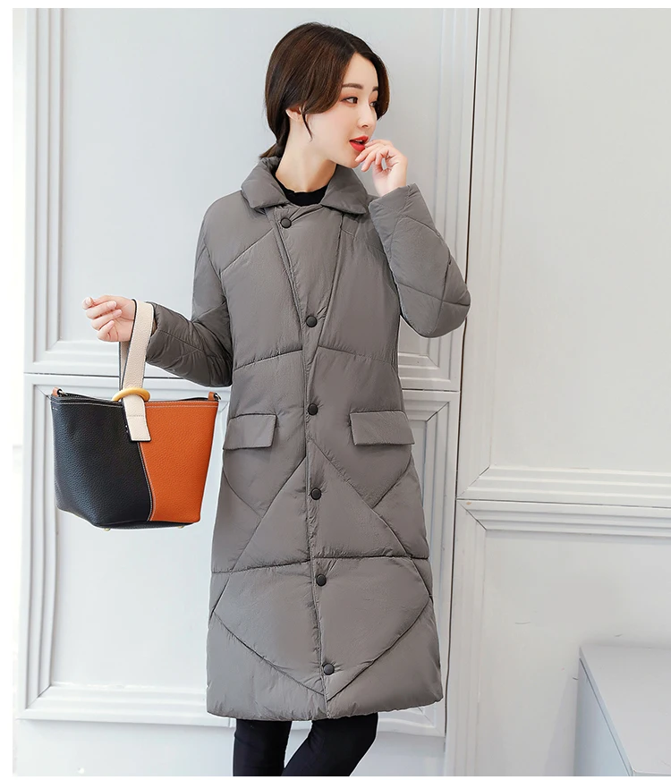 Осень, стиль, хлопковое пальто средней длины, AliExpress EBay
