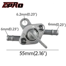 TDPRO Fuel Petrol Tank Switch Tap Petcock Gasoline Valve With Two Ends On/Off Switches For 50-150cc PIT Quad Dirt Bike ATV Buggy prison pit book two