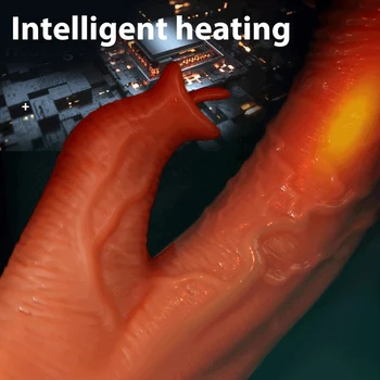 Heating Realistic Thrusting Dildo Vibrator for Woman APP Control Soft Big Dick Penis G Spot Vagina Masturbator Sex Toy for adult 5