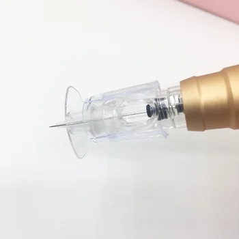 

100pcs Tattoo Needle Stabilizer with Cartridge Prevent inkjet for Nano Brows PMU Embroidery Needle Balancer Eyebrow Micro Stroke