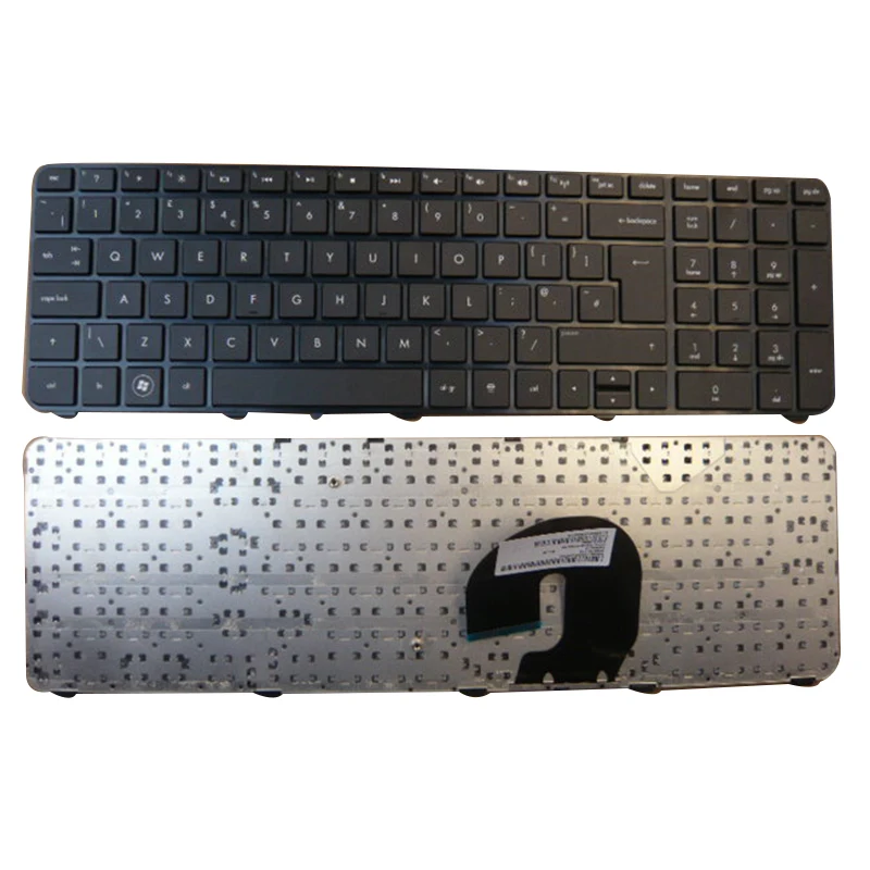 Teclado para computador laptop, uk ui ru fr jp, hp pavillon