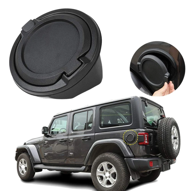 Для JEEP Wrangler JL 18-19 4-дверный 2-для двери автомобиля Elantra Accent Tucson газа Кепки крышка топливного бака Кепки без блокировки двери топливного бака ABS+ Алюминий сплав Constru
