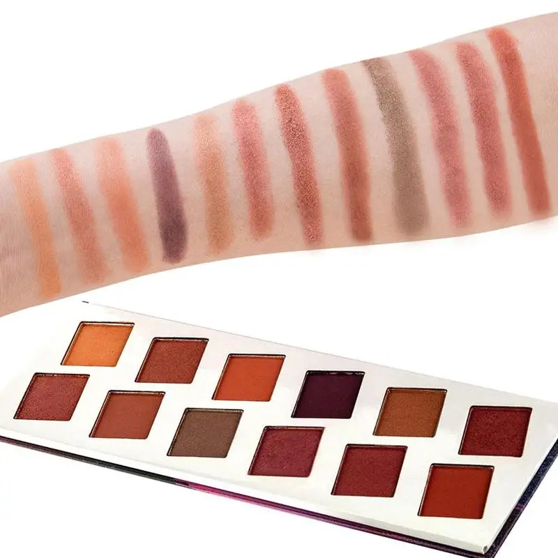 12 Colors Matte Eyeshadow Palette Waterproof Makeup Matte Eye Shadow Long Lasting Pigment Palette Eye's Makeup Palette Cosmetic