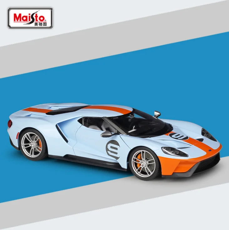 1:18 2017 Ford GT спортивный автомобиль сплав металла модель автомобиля литья под