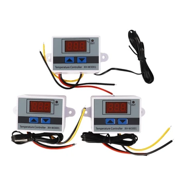 

24V Digital LED Temperature Controller XH-W3001 for Incubator Cooling Heating Switch Thermostat NTC Sensor