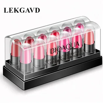 

12pcs / Set Lipsticks Long Lasting Mini Lipstick Lip Gloss Cream Moisturizing Beauty Lip Stick Sexy Color Fashion Lip Makeup 45g