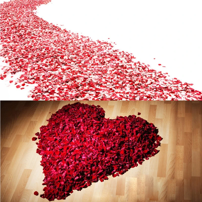 1000 Pcs Colorful Artificial Rose Petals Wedding Petalas Silk Flower Accessories | Свадьбы и торжества