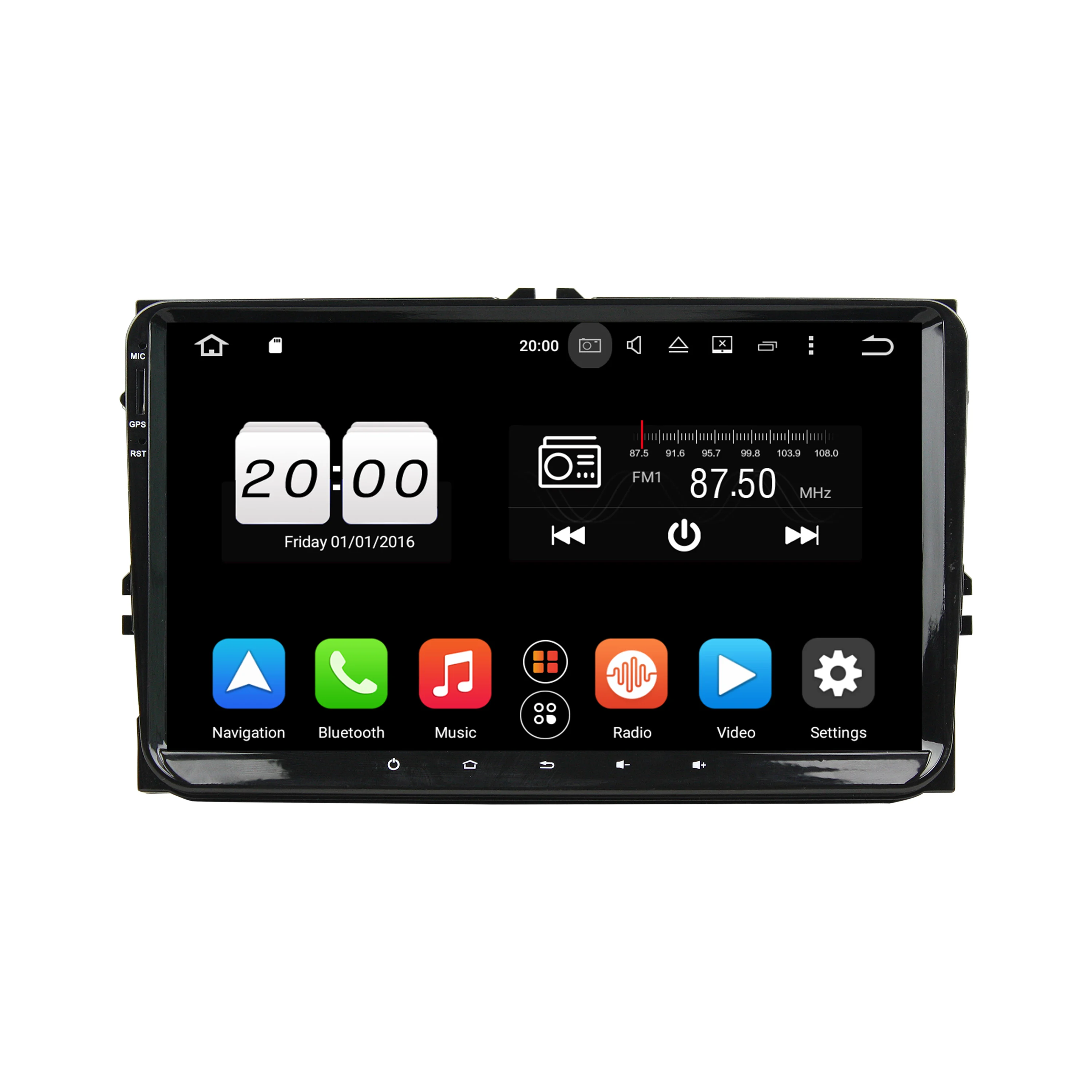 

9" Android 13 MT8667 Car Multimedia Player 8+256G 8 Core For Volkswagen For VW universal Radio Audio Stereo Voice Control DSP