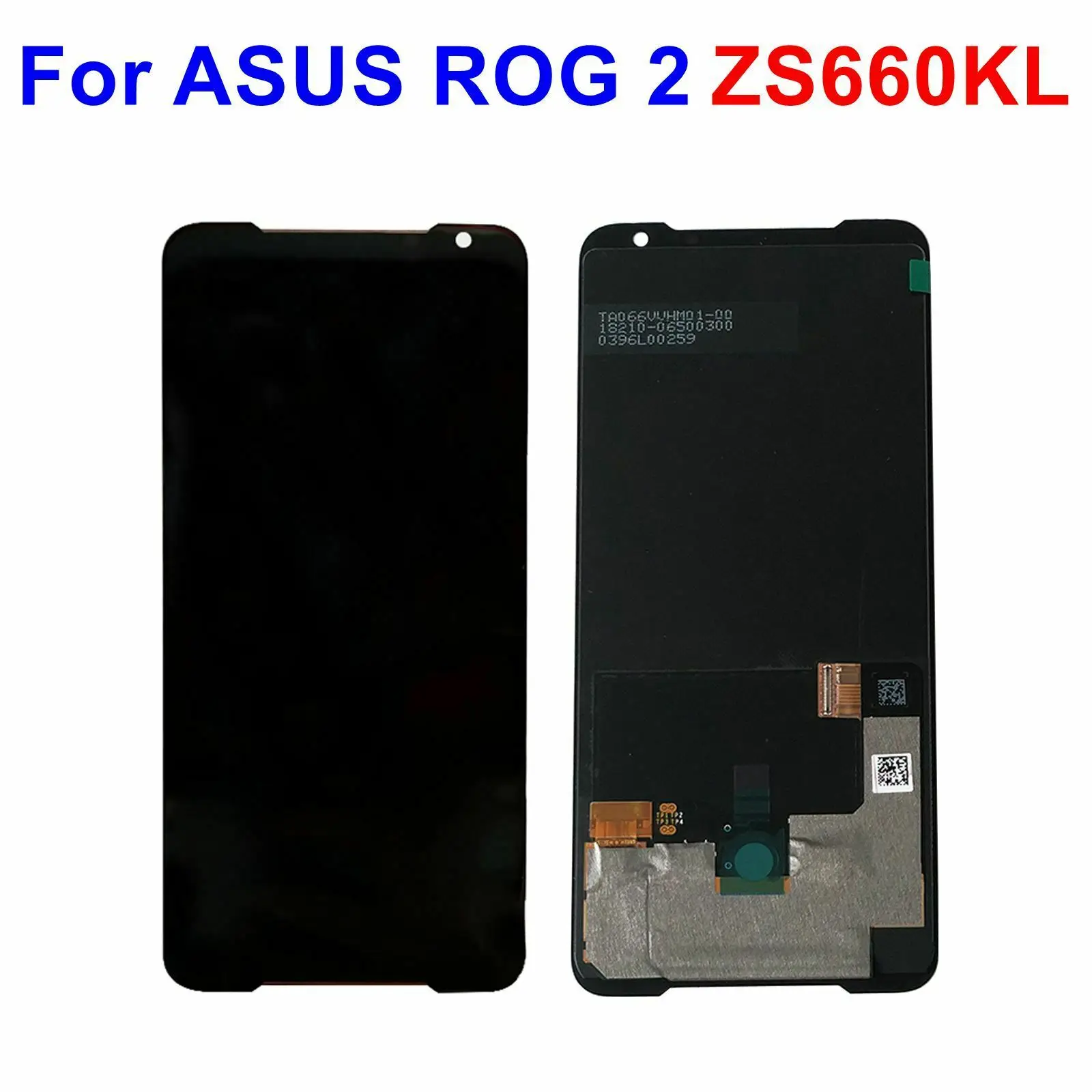 Для ASUS ROG Phone 2 ZS660KL ЖК-дисплей Дисплей кодирующий преобразователь сенсорного