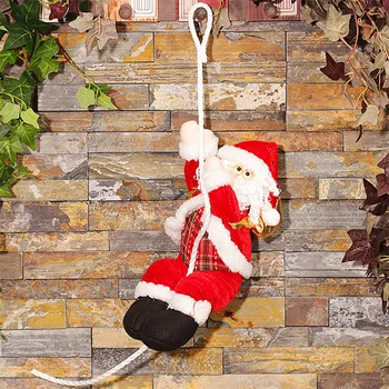 

Kids Xmas Gift Party Decor New Year Decorations Christmas Dolls Santa Claus Snowman Elk Figures Christmas Decorations for Home