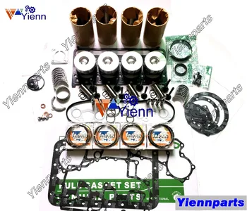 

For KUBOTA V2403 V2403-MDI Overhual Rebuild Parts Piston Piston Ring Cylinder Liner Head Gasket Set Bearing Set For BOBCAT S205