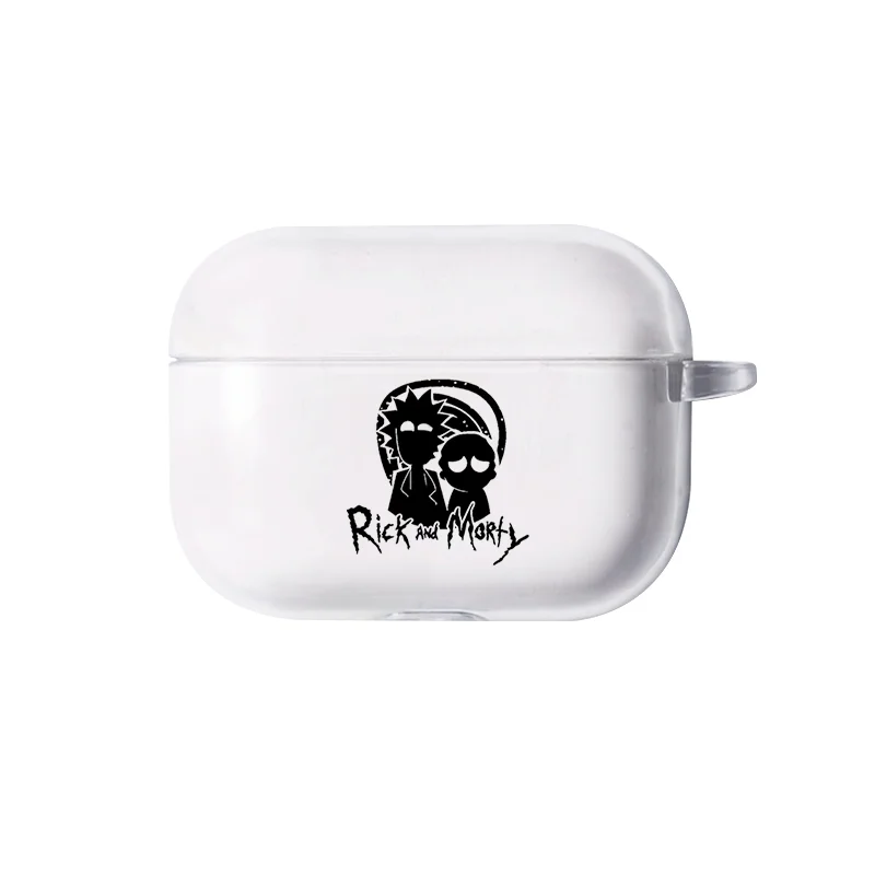I250058 Чехол Airpods Pro с мультяшным принтом Рик и Морти, беспроводные Bluetooth наушники, милый чехол для Apple AirPods pro, силиконовый чехол для зарядки, чехол - Цвет: I250058