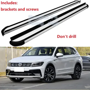 

New pair for VW Volkswagen Tiguan L 2017 2018 2019 2020 running board side step Nerf bar pedal