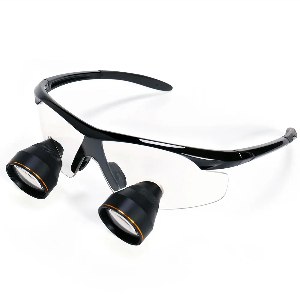 

2.5X Binoculars Glasses Magnifier Dentist Loupes Surgery Medical Magnifying Glass Dental 30-50cm Long Working Distance Large FOV