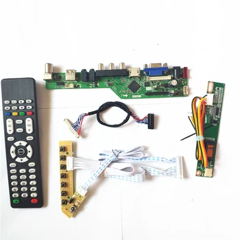 

For LP150X10-A3/A3K2/A3K3 TV56 controller board LCD display 1CCFL 30Pin LVDS Remote+Inverter+keyboard VGA HDMI AV USB RF DIY kit