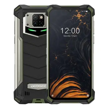 Перейти на Алиэкспресс и купить Телефон DOOGEE S88 Pro, 128 Гб ПЗУ, 6 ГБ ОЗУ, IP68/IP69K, на базе Android 10, Helio P70 восемь ядер, 6,3-дюймовый дисплей, камера 21 МП, Беспроводная зарядка