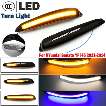 

For Hyundai Sonata YF i45 2011-2014 LED Dynamic Turn Signal Blinker Sequential Side Wing Rearview Mirror Indicator Light Lamp