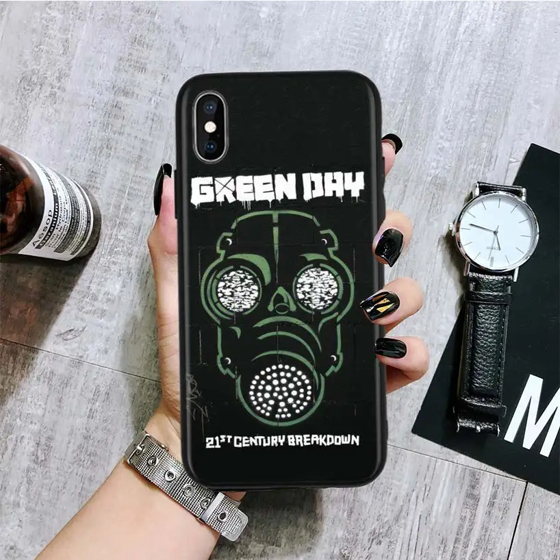 Green Day Special Edition Black Back Cover Phone Case For Apple IPhone 11 Pro XS MAX XR 7 8 6 6S Plus X 10 Ten 5 5S SE Coque She