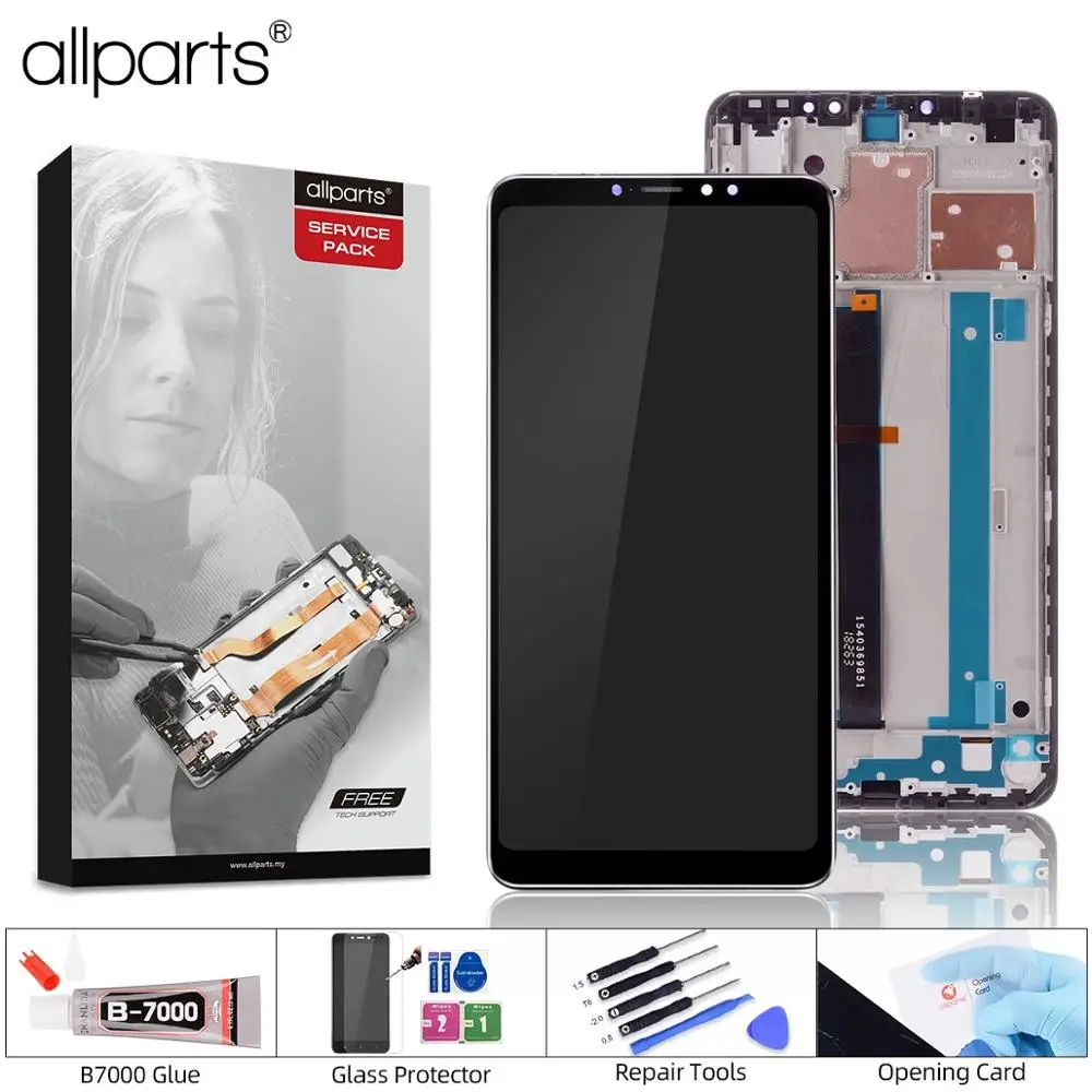 

6.9" Display For XIAOMI MI Max 3 LCD Touch Screen Digitizer For Xiaomi Max 3 LCD Screen Black Assembly Replacement parts