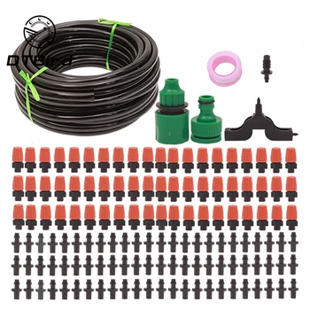 

9/12 coarse pipe slacker watering flower garden spray irrigation set cross border automatic watering device orange spray head