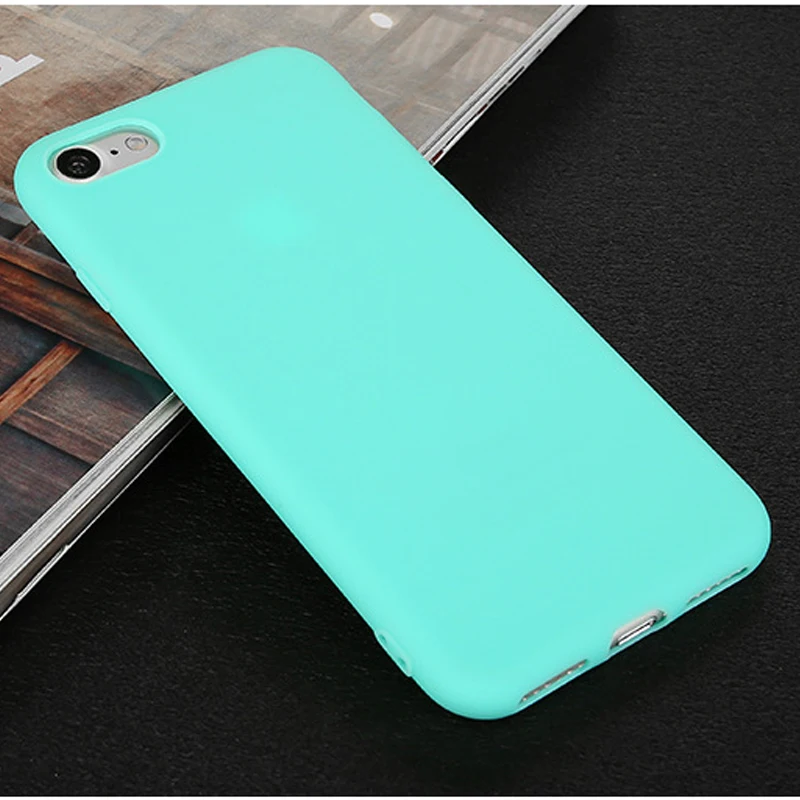 Green KaiNuEn роскошный ударопрочный Красный Мягкий ТПУ чехол для телефона etui, coque, чехол, чехол для apple iphone 6 6s plus s 6plus силиконовые аксессуары - Цвет: Green
