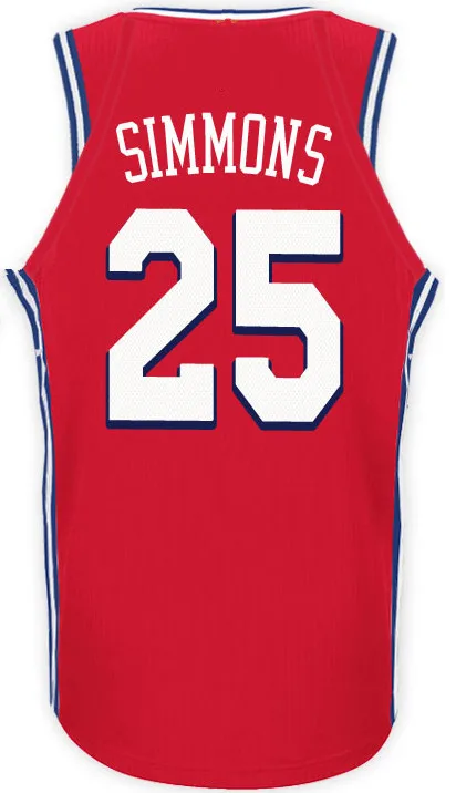 20 Markelle Fultz 21 Joel Джерси embiid 25 Бен Симмонс 3 Аллен Айверсон 17 J.J. Баскетбольные майки Redick город - Цвет: 2018 new