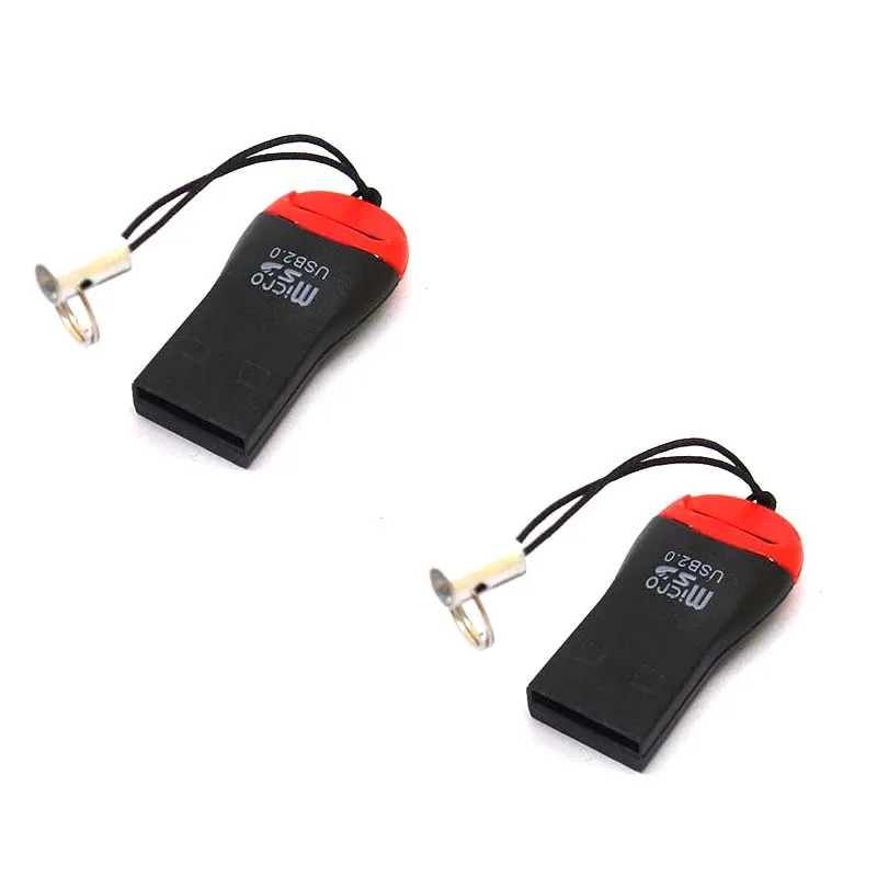 Легко носить с собой брелок для ключей USB 2 0 TF устройство чтения карт памяти MicroSD