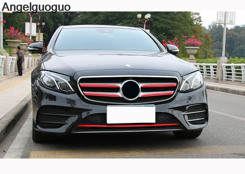 Автомобильная решетка решетки украшение обшивка для Mercedes Benz E Class W213 Sport E200L E300L