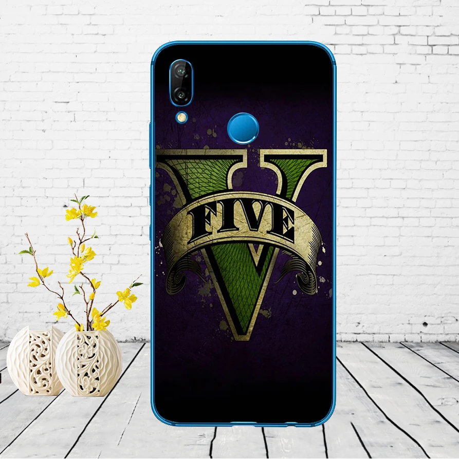 6 33DD Grand Theft Auto GTA V Мягкий силиконовый чехол для Huawei P9 P10 P20 P30 Lite mate 10 20 PRO lite p smart чехол - Цвет: 6