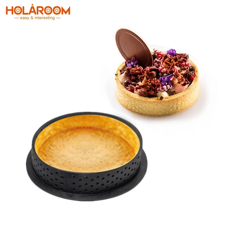 

Practical Round Cake Tart Circle Mousse Cake Dessert Tart Decoration Mold Pizza Pie Pastry Making Mould Kitchen Baking Tool