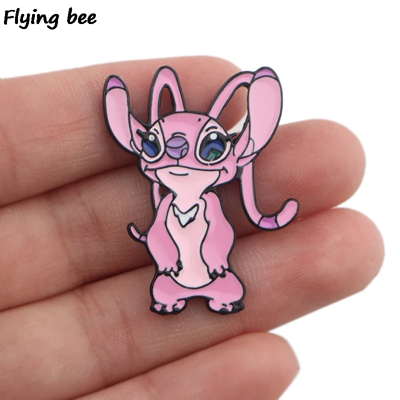 Flyingbee мультфильм стежка милые булавки брошь булавка для куртки эмалированные булавки Нагрудный значок броши на булавке значок для друзей женщин мужчин X0429