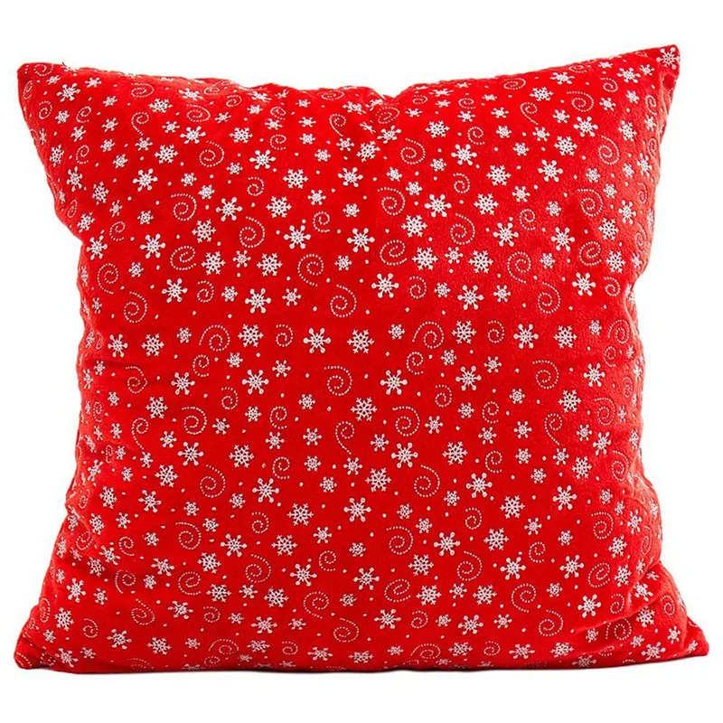 Рождественский Декор, наволочка для подушки, квадратная наволочка, красный набор из 5