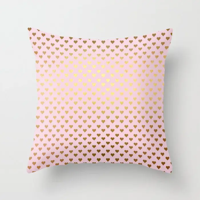 Nordic Pink Girl Heart Creative Net Red Pillow Case Birthday Gift Female Custom Decoration Ins Cushion Cover Purple Home Decor