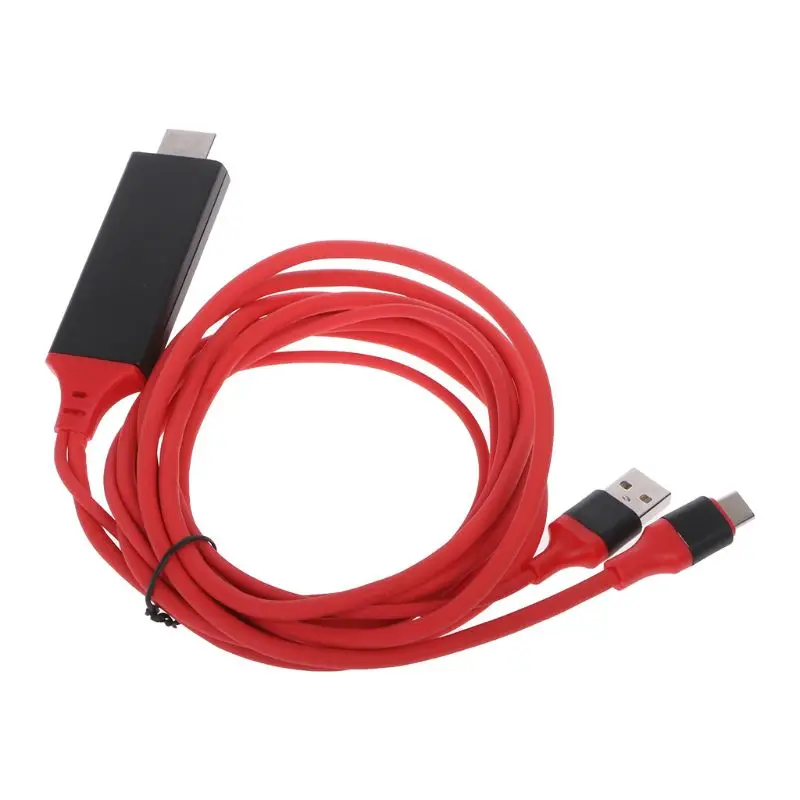 USB 3,1 type C в hdmi-кабель, адаптер конвертер Ultra HD 1080P 4k для зарядки HDTV Видео кабель для samsung S8 для Xiaomi MacBook pro