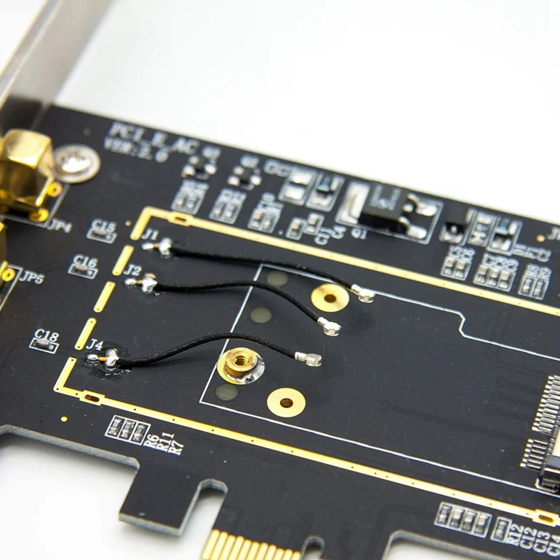 Для Broadcom Bcm94360CSAX Bcm943602CS Bcm94331CSAX WLAN карты Настольный конвертер PCI-E адаптер+ антенна для Apple WiFi карты