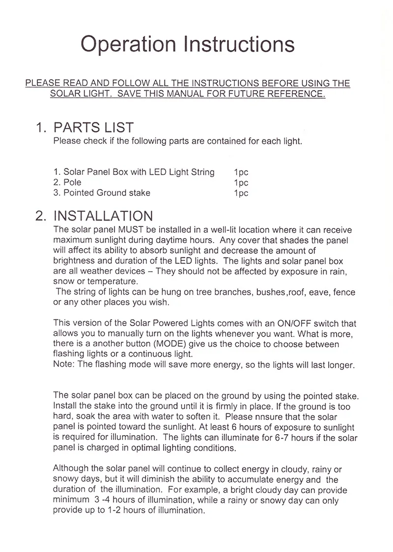 Superior Products Solar Copper Lamp 100led Lighting Chain Courtyard Outdoor Waterproof Colorful Lights Christmas Holiday Decorat