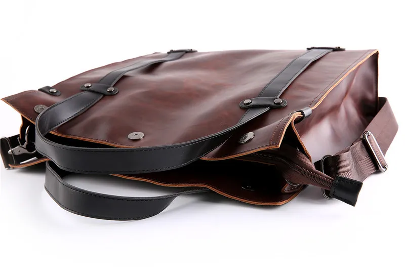 Original new Korean men's handbags leather men's handbags high quality shoulder bags business bags leisure bags