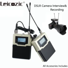 Leicozic EK-1038/9300 DSLR камера Система записи интервью 590-614,75 МГц бодипак передатчик и приемник студия записи