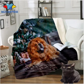 

Sofa Bedding Couple patterned Office cute animal Chow Chow Harajuku doge dog girl boy stuffed blanket bedspread baby travel blanket winter xmas sofa Outing quilt