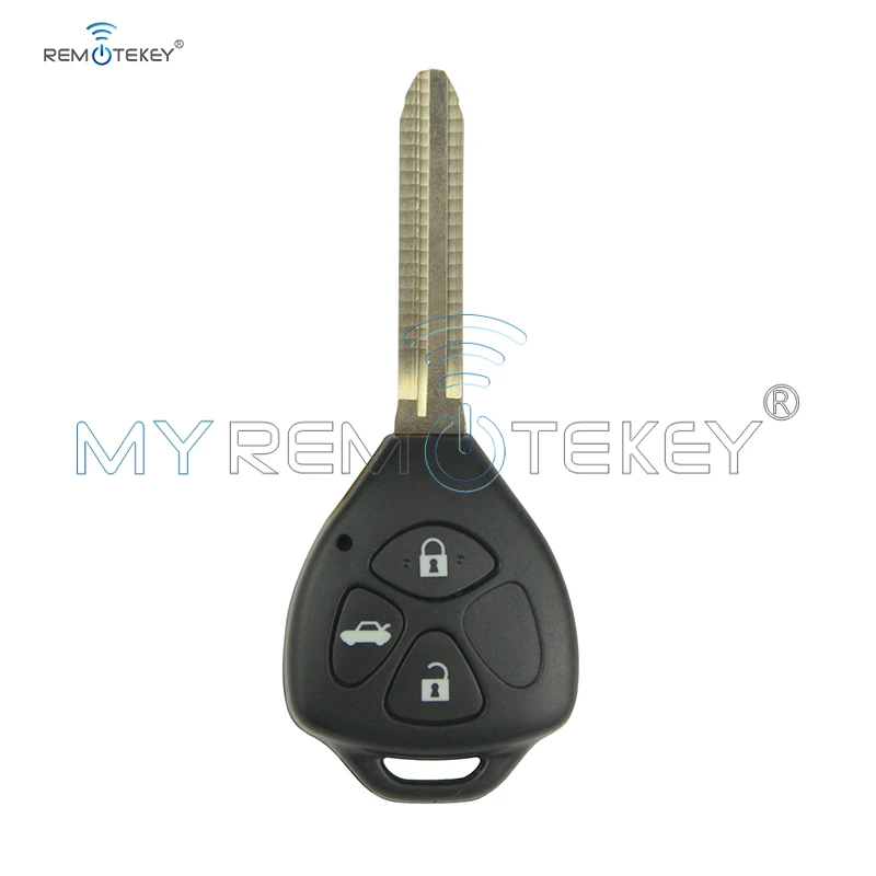 Remtekey 3 кнопки 314,4 МГц TOY43 дистанционного ключа для Toyota HILUX Rav4 2006 2007 2008 2009 2010 4d67G чип без чипа дополнительный брелок для ключей