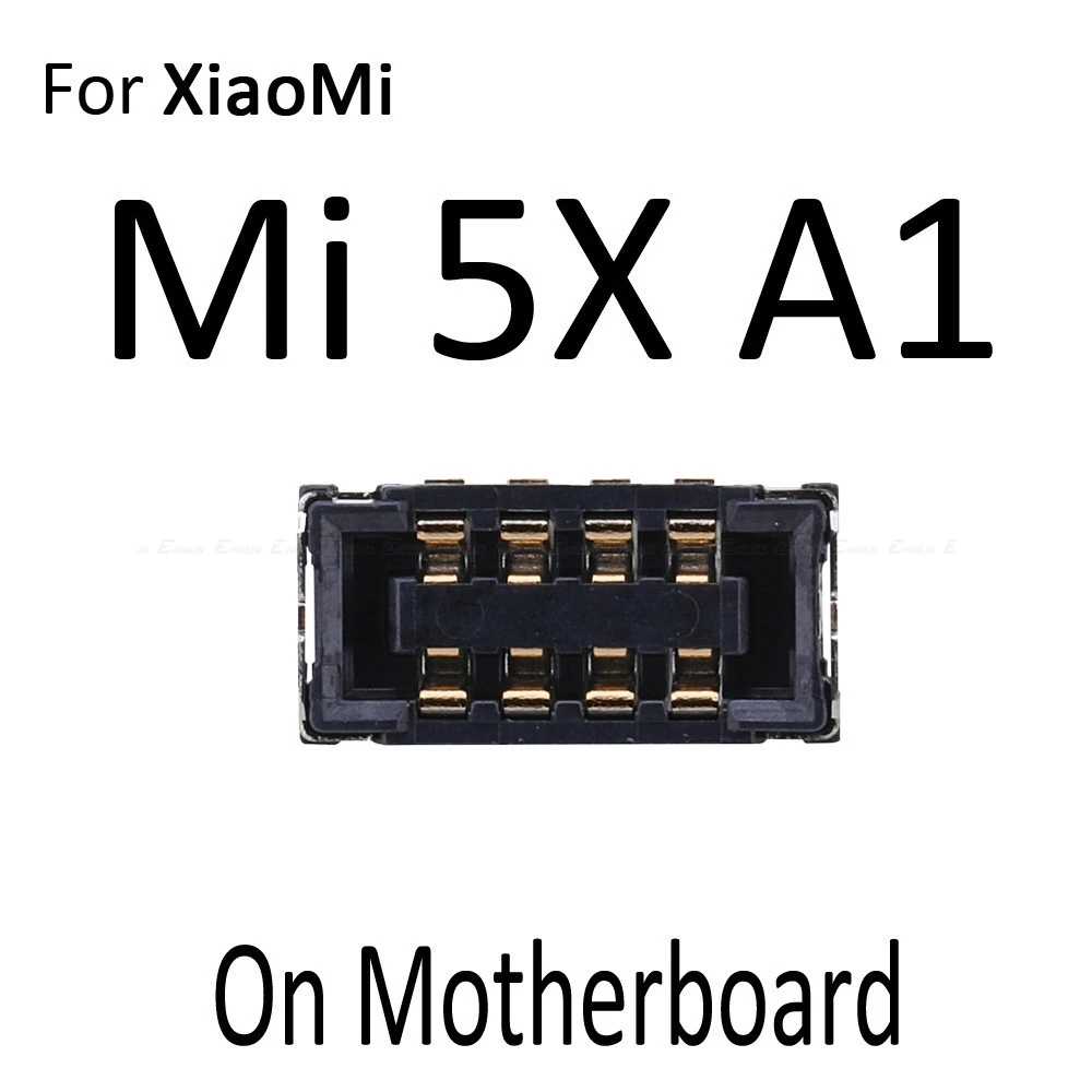 5 шт. разъем для аккумулятора внутренний FPC Разъем Панель Клип для Xiaomi mi A1 A2 красный mi 5 Plus 6 6A Note 4 4X Pro 5 5A 7 Pro на материнской плате - Цвет: For Xiaomi Mi 5X A1